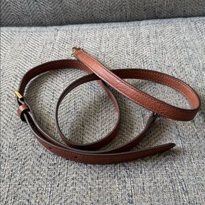 Fossil Chocolate Brown Leather Replacement Strap